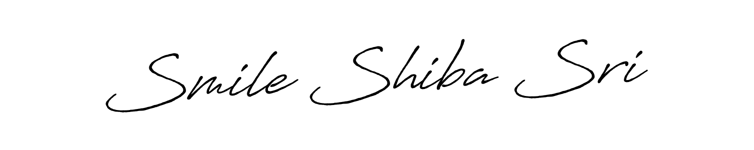 Also we have Smile Shiba Sri name is the best signature style. Create professional handwritten signature collection using Antro_Vectra_Bolder autograph style. Smile Shiba Sri signature style 7 images and pictures png