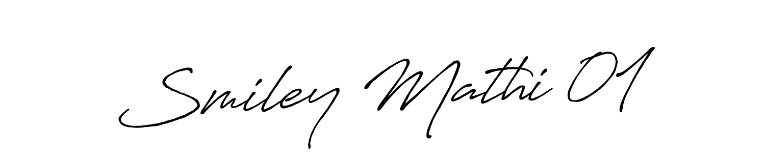 Once you've used our free online signature maker to create your best signature Antro_Vectra_Bolder style, it's time to enjoy all of the benefits that Smiley Mathi 01 name signing documents. Smiley Mathi 01 signature style 7 images and pictures png