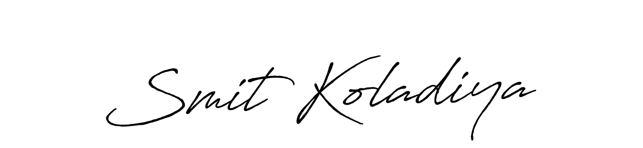 Also You can easily find your signature by using the search form. We will create Smit Koladiya name handwritten signature images for you free of cost using Antro_Vectra_Bolder sign style. Smit Koladiya signature style 7 images and pictures png