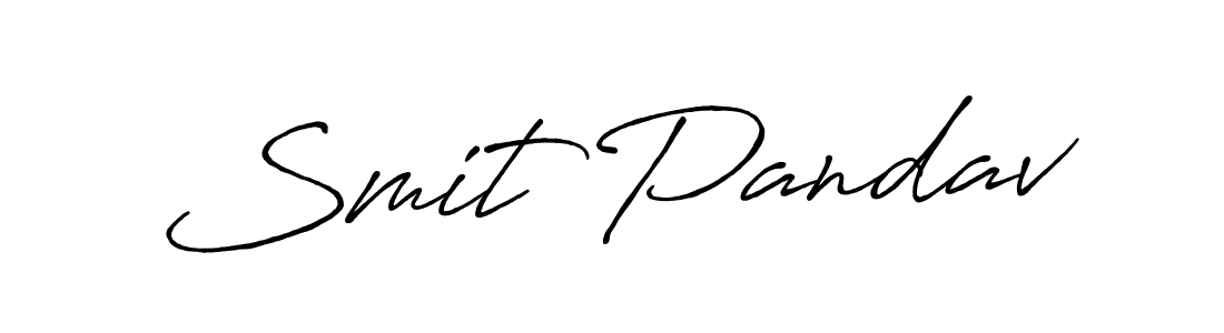 How to make Smit Pandav signature? Antro_Vectra_Bolder is a professional autograph style. Create handwritten signature for Smit Pandav name. Smit Pandav signature style 7 images and pictures png