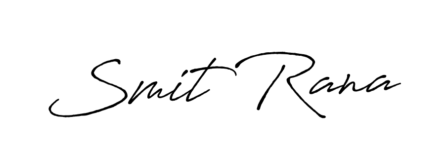 Similarly Antro_Vectra_Bolder is the best handwritten signature design. Signature creator online .You can use it as an online autograph creator for name Smit Rana. Smit Rana signature style 7 images and pictures png