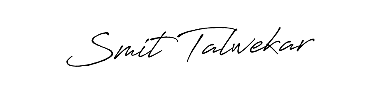 if you are searching for the best signature style for your name Smit Talwekar. so please give up your signature search. here we have designed multiple signature styles  using Antro_Vectra_Bolder. Smit Talwekar signature style 7 images and pictures png