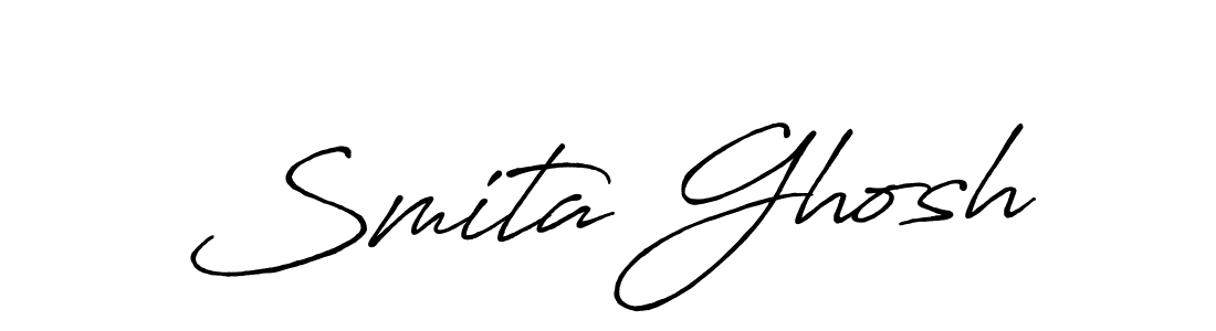 Also You can easily find your signature by using the search form. We will create Smita Ghosh name handwritten signature images for you free of cost using Antro_Vectra_Bolder sign style. Smita Ghosh signature style 7 images and pictures png