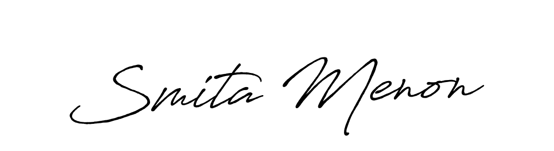 Best and Professional Signature Style for Smita Menon. Antro_Vectra_Bolder Best Signature Style Collection. Smita Menon signature style 7 images and pictures png