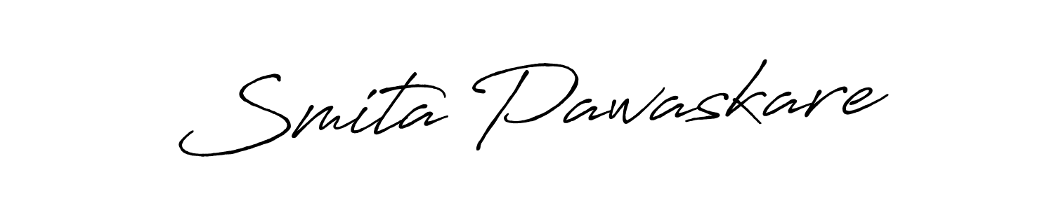 Also You can easily find your signature by using the search form. We will create Smita Pawaskare name handwritten signature images for you free of cost using Antro_Vectra_Bolder sign style. Smita Pawaskare signature style 7 images and pictures png