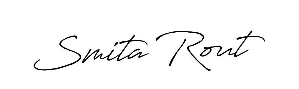 Once you've used our free online signature maker to create your best signature Antro_Vectra_Bolder style, it's time to enjoy all of the benefits that Smita Rout name signing documents. Smita Rout signature style 7 images and pictures png