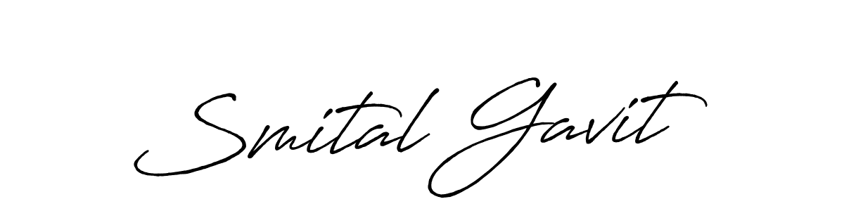 Make a beautiful signature design for name Smital Gavit. Use this online signature maker to create a handwritten signature for free. Smital Gavit signature style 7 images and pictures png