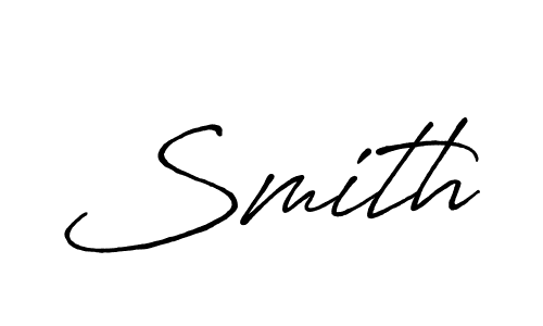 Design your own signature with our free online signature maker. With this signature software, you can create a handwritten (Antro_Vectra_Bolder) signature for name Smith. Smith signature style 7 images and pictures png