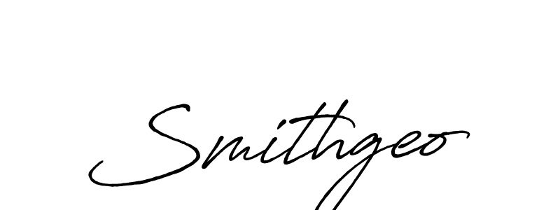 How to make Smithgeo name signature. Use Antro_Vectra_Bolder style for creating short signs online. This is the latest handwritten sign. Smithgeo signature style 7 images and pictures png