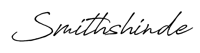 Quickly download Smithshinde name signature in high-resolution PNG using Antro_Vectra_Bolder style. Ready to insert into PDFs and online applications. Smithshinde signature style 7 images and pictures png