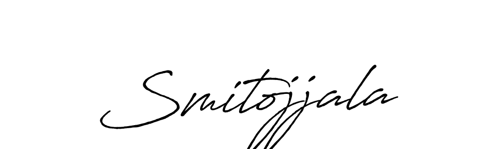 You should practise on your own different ways (Antro_Vectra_Bolder) to write your name (Smitojjala) in signature. don't let someone else do it for you. Smitojjala signature style 7 images and pictures png