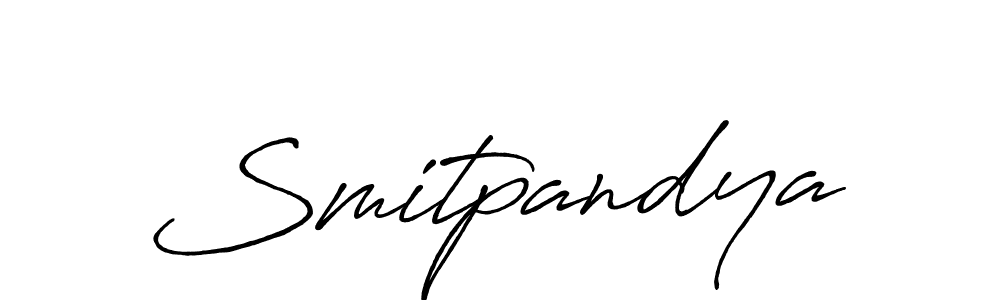 You should practise on your own different ways (Antro_Vectra_Bolder) to write your name (Smitpandya) in signature. don't let someone else do it for you. Smitpandya signature style 7 images and pictures png