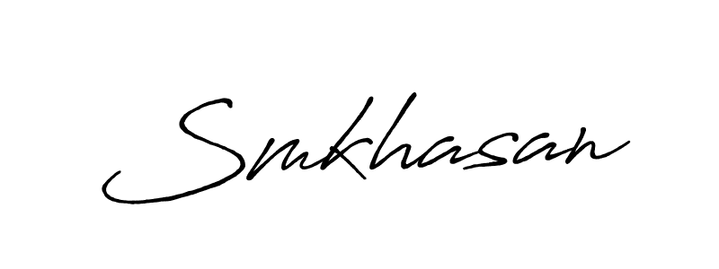 Once you've used our free online signature maker to create your best signature Antro_Vectra_Bolder style, it's time to enjoy all of the benefits that Smkhasan name signing documents. Smkhasan signature style 7 images and pictures png