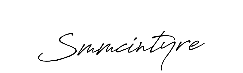 How to make Smmcintyre name signature. Use Antro_Vectra_Bolder style for creating short signs online. This is the latest handwritten sign. Smmcintyre signature style 7 images and pictures png