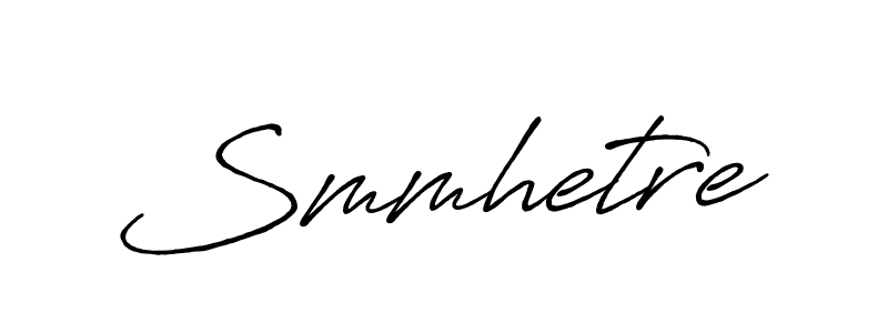 Also we have Smmhetre name is the best signature style. Create professional handwritten signature collection using Antro_Vectra_Bolder autograph style. Smmhetre signature style 7 images and pictures png