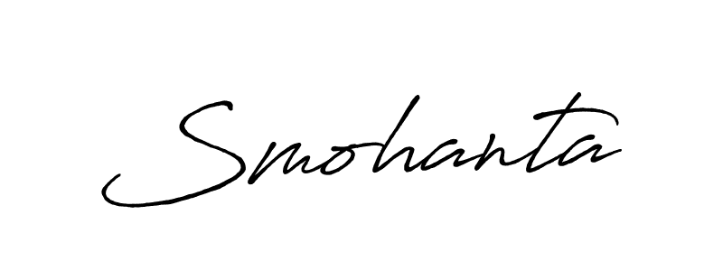 You should practise on your own different ways (Antro_Vectra_Bolder) to write your name (Smohanta) in signature. don't let someone else do it for you. Smohanta signature style 7 images and pictures png