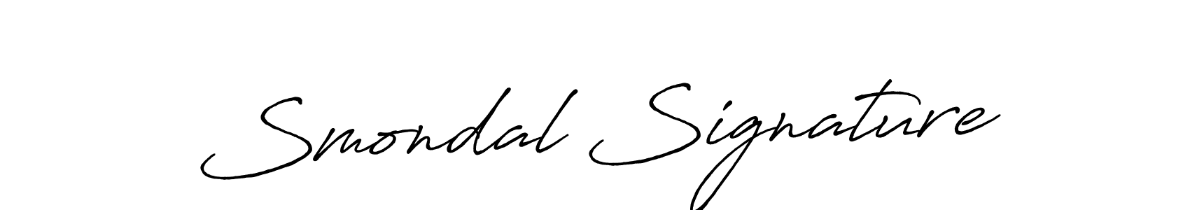 It looks lik you need a new signature style for name Smondal Signature. Design unique handwritten (Antro_Vectra_Bolder) signature with our free signature maker in just a few clicks. Smondal Signature signature style 7 images and pictures png