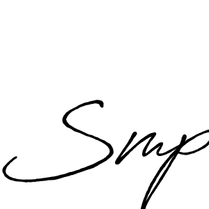 How to make Smp name signature. Use Antro_Vectra_Bolder style for creating short signs online. This is the latest handwritten sign. Smp signature style 7 images and pictures png