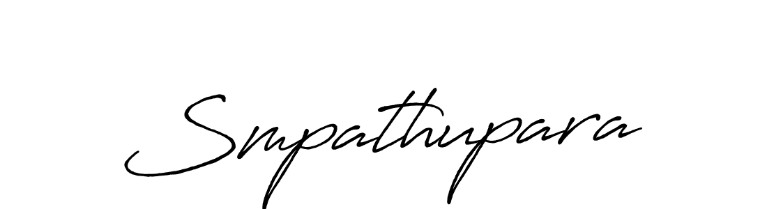 Once you've used our free online signature maker to create your best signature Antro_Vectra_Bolder style, it's time to enjoy all of the benefits that Smpathupara name signing documents. Smpathupara signature style 7 images and pictures png