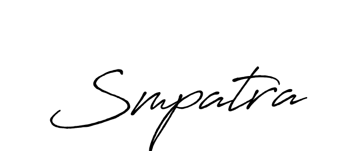 Design your own signature with our free online signature maker. With this signature software, you can create a handwritten (Antro_Vectra_Bolder) signature for name Smpatra. Smpatra signature style 7 images and pictures png