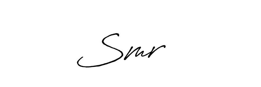 How to make Smrثمر name signature. Use Antro_Vectra_Bolder style for creating short signs online. This is the latest handwritten sign. Smrثمر signature style 7 images and pictures png