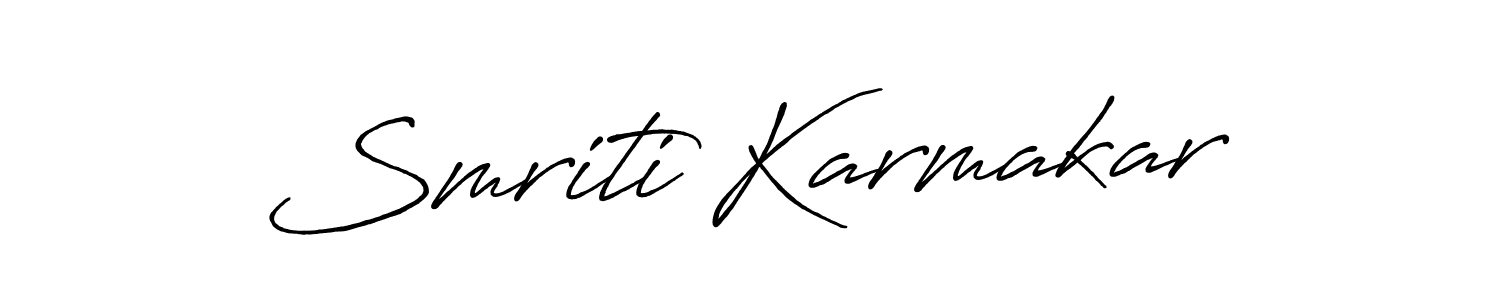 See photos of Smriti Karmakar official signature by Spectra . Check more albums & portfolios. Read reviews & check more about Antro_Vectra_Bolder font. Smriti Karmakar signature style 7 images and pictures png