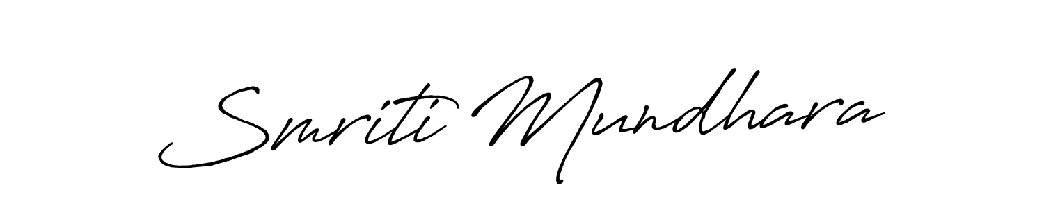 You can use this online signature creator to create a handwritten signature for the name Smriti Mundhara. This is the best online autograph maker. Smriti Mundhara signature style 7 images and pictures png