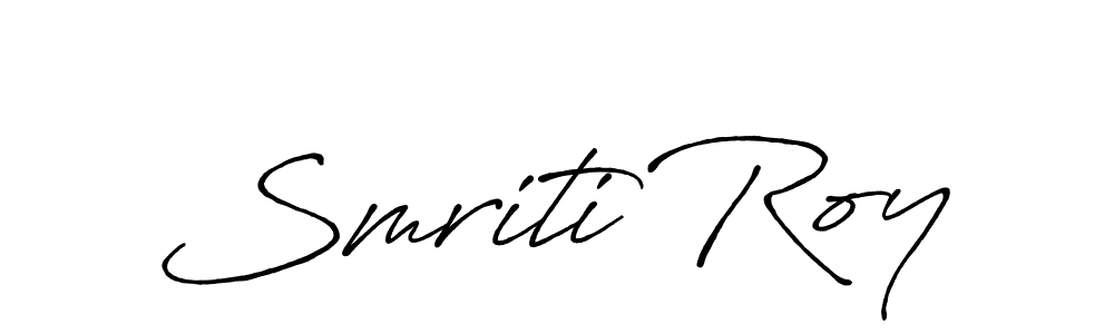 Make a beautiful signature design for name Smriti Roy. Use this online signature maker to create a handwritten signature for free. Smriti Roy signature style 7 images and pictures png