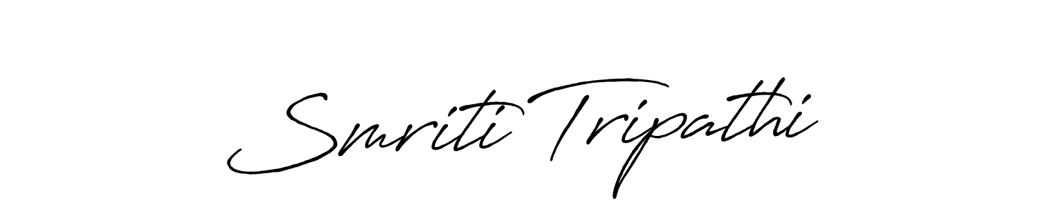 How to Draw Smriti Tripathi signature style? Antro_Vectra_Bolder is a latest design signature styles for name Smriti Tripathi. Smriti Tripathi signature style 7 images and pictures png