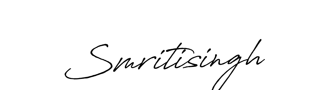 Smritisingh stylish signature style. Best Handwritten Sign (Antro_Vectra_Bolder) for my name. Handwritten Signature Collection Ideas for my name Smritisingh. Smritisingh signature style 7 images and pictures png