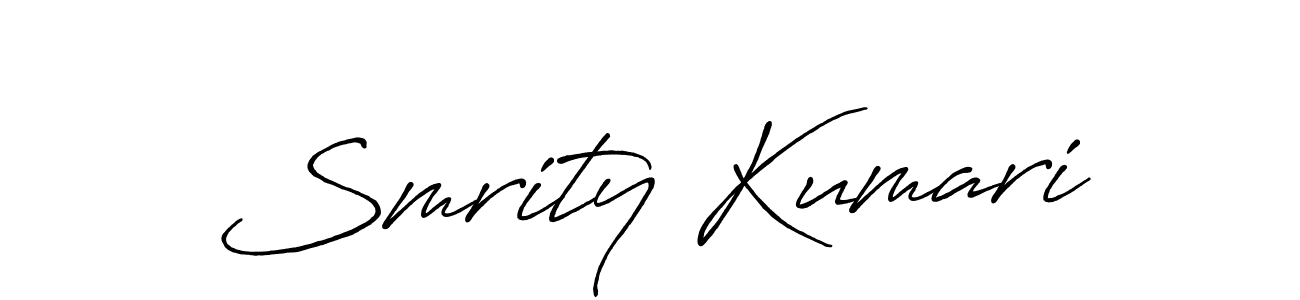 It looks lik you need a new signature style for name Smrity Kumari. Design unique handwritten (Antro_Vectra_Bolder) signature with our free signature maker in just a few clicks. Smrity Kumari signature style 7 images and pictures png