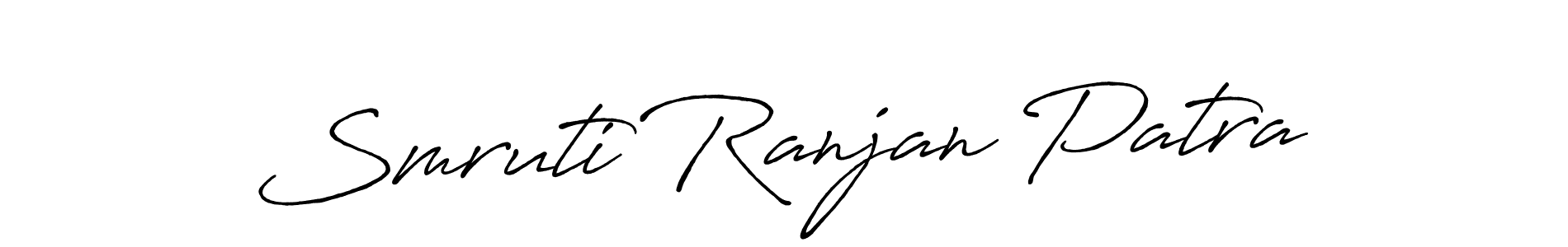 Design your own signature with our free online signature maker. With this signature software, you can create a handwritten (Antro_Vectra_Bolder) signature for name Smruti Ranjan Patra. Smruti Ranjan Patra signature style 7 images and pictures png