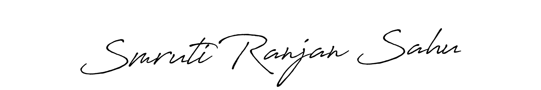 Make a beautiful signature design for name Smruti Ranjan Sahu. Use this online signature maker to create a handwritten signature for free. Smruti Ranjan Sahu signature style 7 images and pictures png