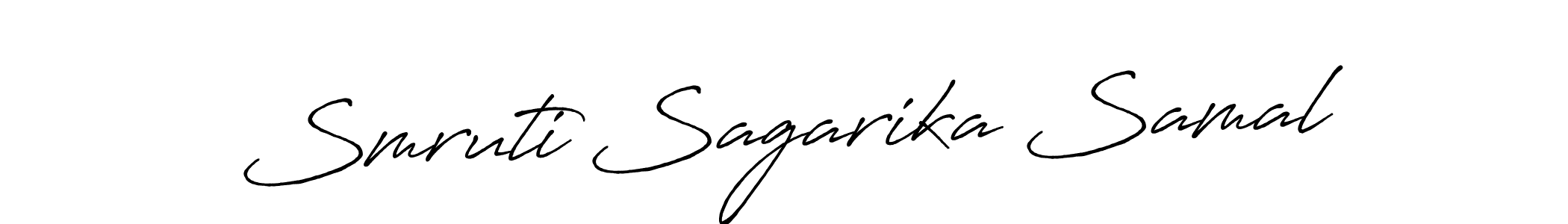 How to make Smruti Sagarika Samal signature? Antro_Vectra_Bolder is a professional autograph style. Create handwritten signature for Smruti Sagarika Samal name. Smruti Sagarika Samal signature style 7 images and pictures png