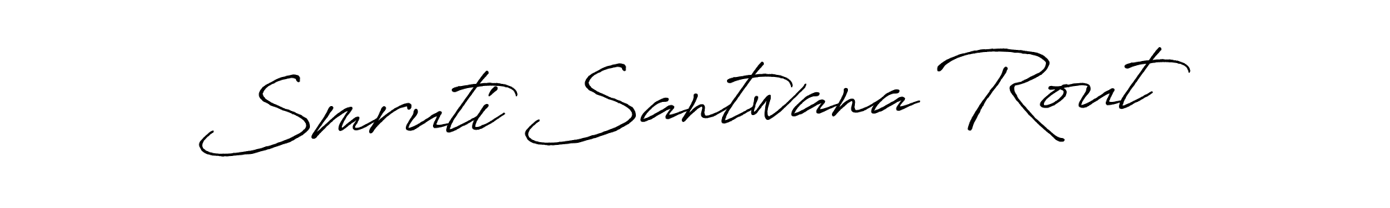 Similarly Antro_Vectra_Bolder is the best handwritten signature design. Signature creator online .You can use it as an online autograph creator for name Smruti Santwana Rout. Smruti Santwana Rout signature style 7 images and pictures png