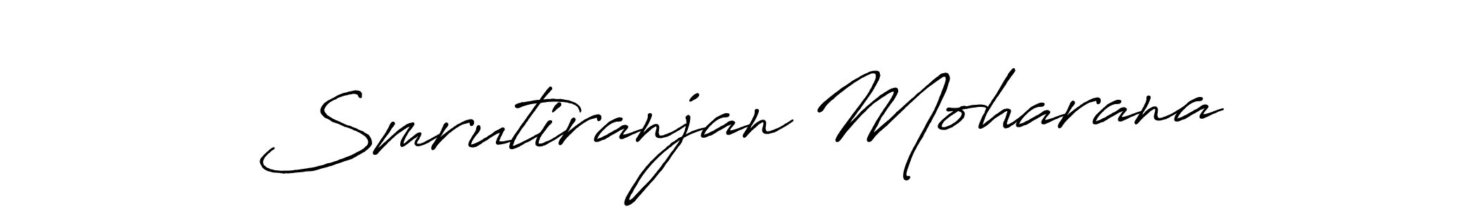 Also we have Smrutiranjan Moharana name is the best signature style. Create professional handwritten signature collection using Antro_Vectra_Bolder autograph style. Smrutiranjan Moharana signature style 7 images and pictures png