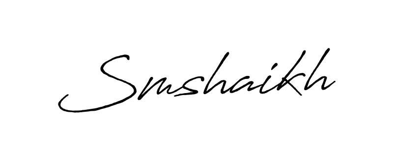 How to make Smshaikh signature? Antro_Vectra_Bolder is a professional autograph style. Create handwritten signature for Smshaikh name. Smshaikh signature style 7 images and pictures png