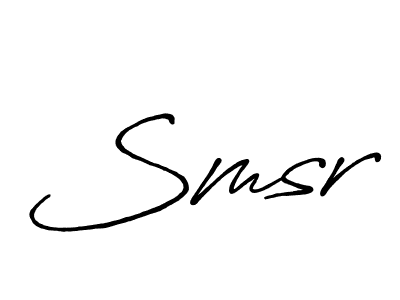 Also You can easily find your signature by using the search form. We will create Smsr name handwritten signature images for you free of cost using Antro_Vectra_Bolder sign style. Smsr signature style 7 images and pictures png