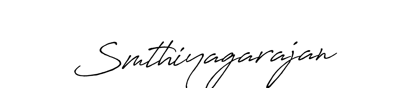 Make a beautiful signature design for name Smthiyagarajan. Use this online signature maker to create a handwritten signature for free. Smthiyagarajan signature style 7 images and pictures png