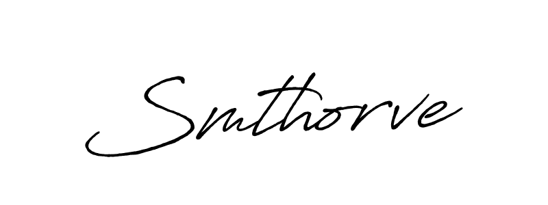 How to make Smthorve name signature. Use Antro_Vectra_Bolder style for creating short signs online. This is the latest handwritten sign. Smthorve signature style 7 images and pictures png