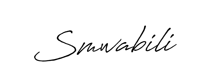 Antro_Vectra_Bolder is a professional signature style that is perfect for those who want to add a touch of class to their signature. It is also a great choice for those who want to make their signature more unique. Get Smwabili name to fancy signature for free. Smwabili signature style 7 images and pictures png