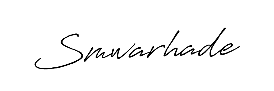 Design your own signature with our free online signature maker. With this signature software, you can create a handwritten (Antro_Vectra_Bolder) signature for name Smwarhade. Smwarhade signature style 7 images and pictures png