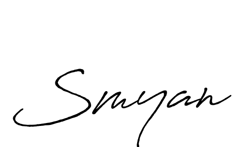 Best and Professional Signature Style for Smyan. Antro_Vectra_Bolder Best Signature Style Collection. Smyan signature style 7 images and pictures png