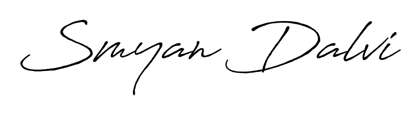 Try this chic Smyan Dalvi handwritten sign style. Using Antro_Vectra_Bolder font elements, it gives your name a sleek, memorable identity. Smyan Dalvi signature style 7 images and pictures png