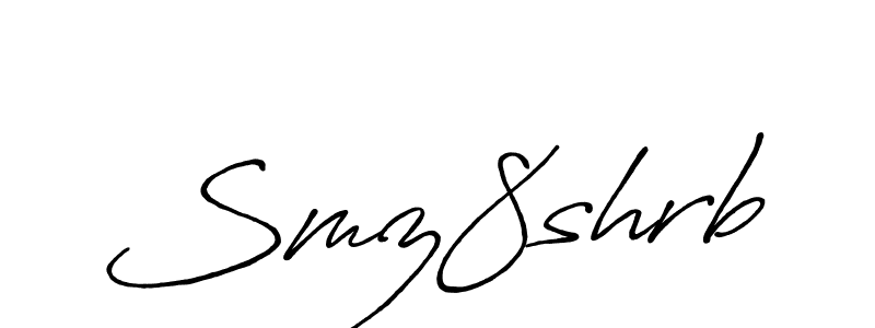 if you are searching for the best signature style for your name Smz8shrb. so please give up your signature search. here we have designed multiple signature styles  using Antro_Vectra_Bolder. Smz8shrb signature style 7 images and pictures png