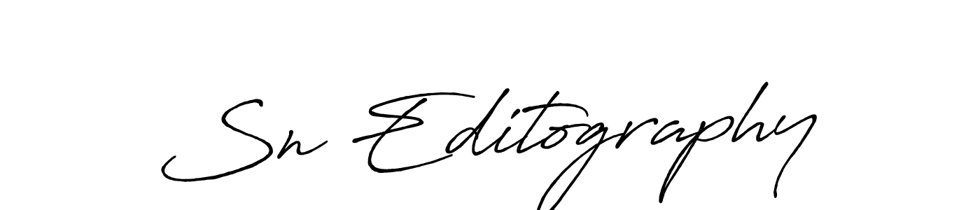 The best way (Antro_Vectra_Bolder) to make a short signature is to pick only two or three words in your name. The name Sn Editography include a total of six letters. For converting this name. Sn Editography signature style 7 images and pictures png