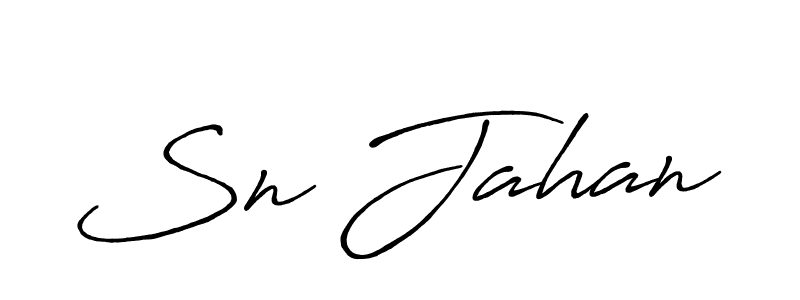 Once you've used our free online signature maker to create your best signature Antro_Vectra_Bolder style, it's time to enjoy all of the benefits that Sn Jahan name signing documents. Sn Jahan signature style 7 images and pictures png