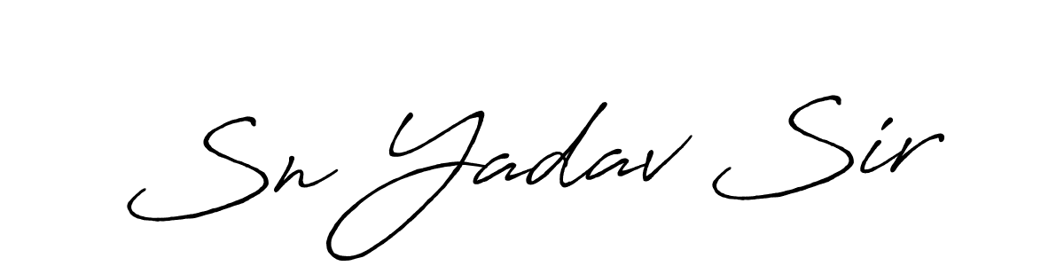 Here are the top 10 professional signature styles for the name Sn Yadav Sir. These are the best autograph styles you can use for your name. Sn Yadav Sir signature style 7 images and pictures png