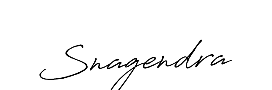 Design your own signature with our free online signature maker. With this signature software, you can create a handwritten (Antro_Vectra_Bolder) signature for name Snagendra. Snagendra signature style 7 images and pictures png