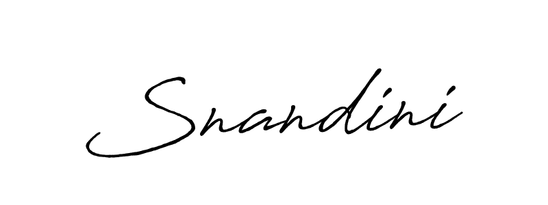 Also we have Snandini name is the best signature style. Create professional handwritten signature collection using Antro_Vectra_Bolder autograph style. Snandini signature style 7 images and pictures png
